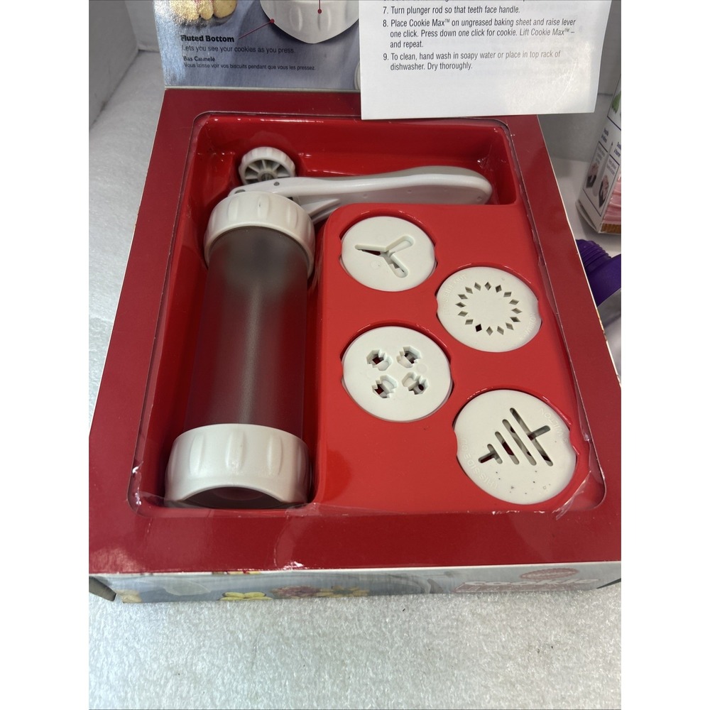 Wilton Cookie Max Cookie‎ Press And Dessert Decorator Plus Read - Picture 2 of 8